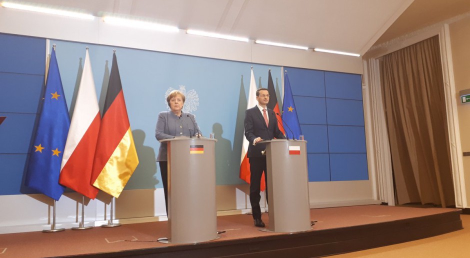 Mateusz Morawiecki po spotkaniu z Angelą Merkel: Współpraca Polski i Niemiec niezbędna do zapewnienia współpracy w Europie 
