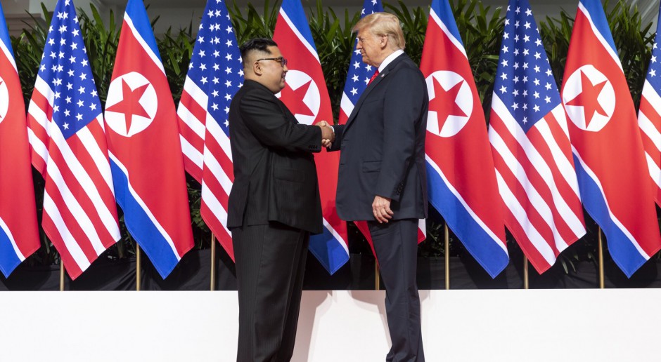 Trump i Kim - historyczne spotkanie w Singapurze