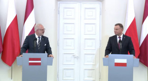 Komisja Europejska i obronność wśród tematów rozmów prezydentów Polski i Łotwy 