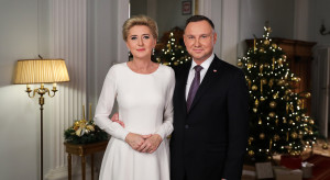 Para prezydencka złożyła życzenia z okazji Świąt Bożego Narodzenia